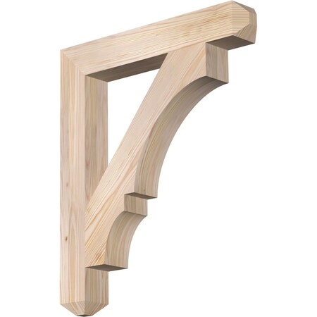 Balboa Craftsman Smooth Bracket, Douglas Fir, 3 1/2W X 24D X 28H